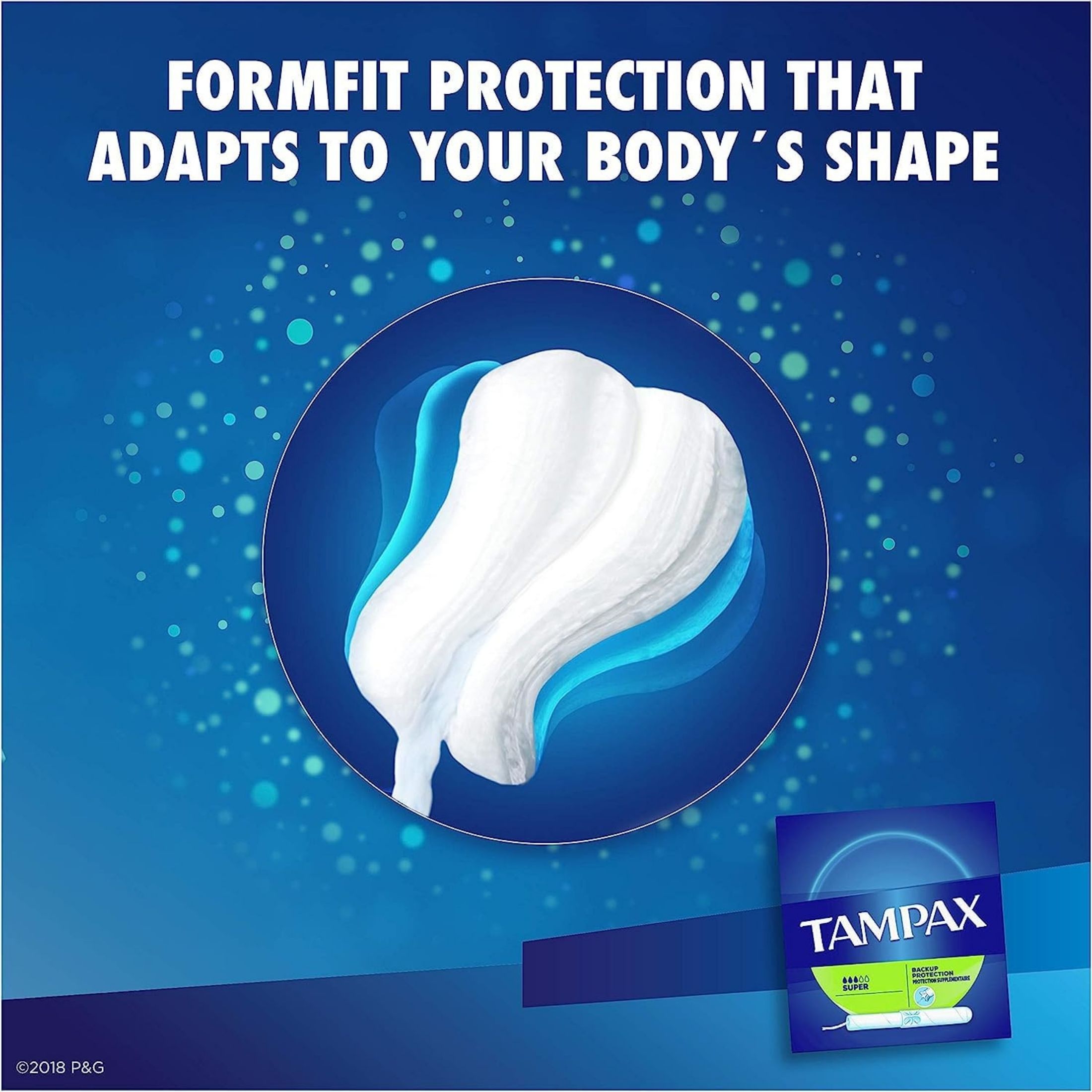 Tampax Cardboard Applicator Super Absorbency Tampons