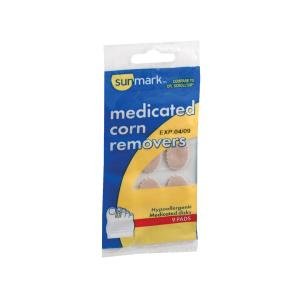 Sunmark Medicated Corn Removers 9 Pads