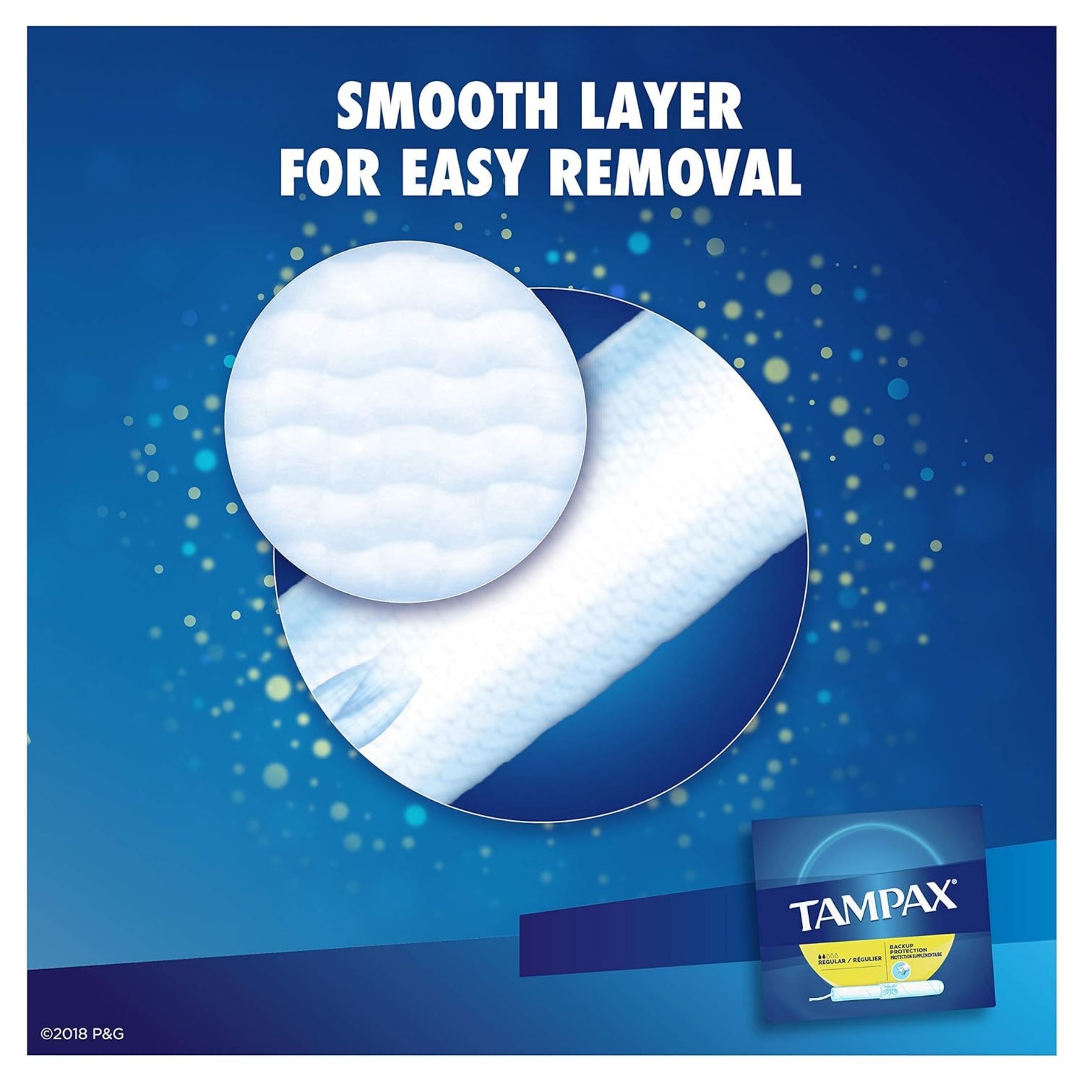 Tampax Cardboard Applicator Regular Absorbency Tampons