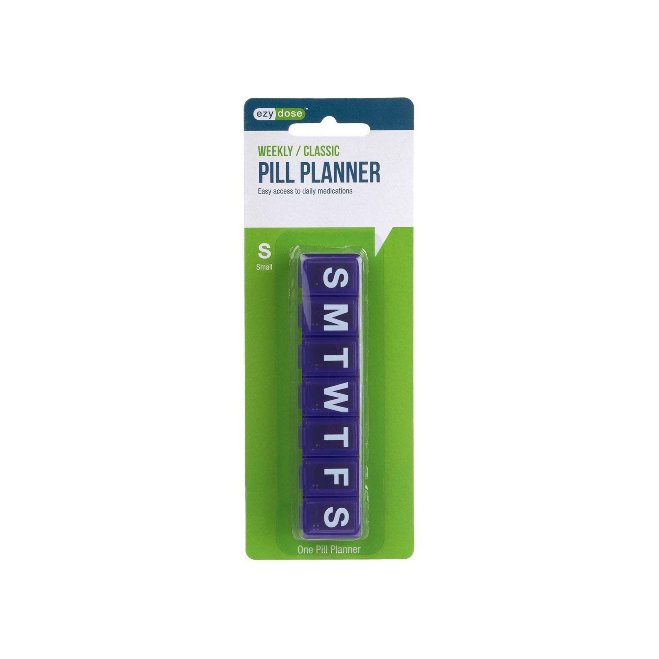 Ezy Dose Weekly Classic Pill Planner - Small