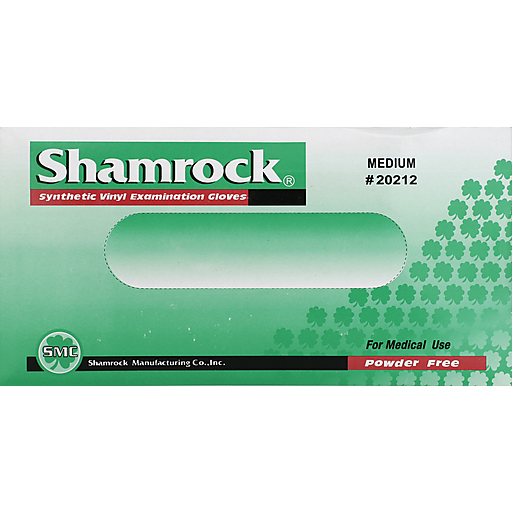 Shamrock Vinyl Glove Pwd/f Md