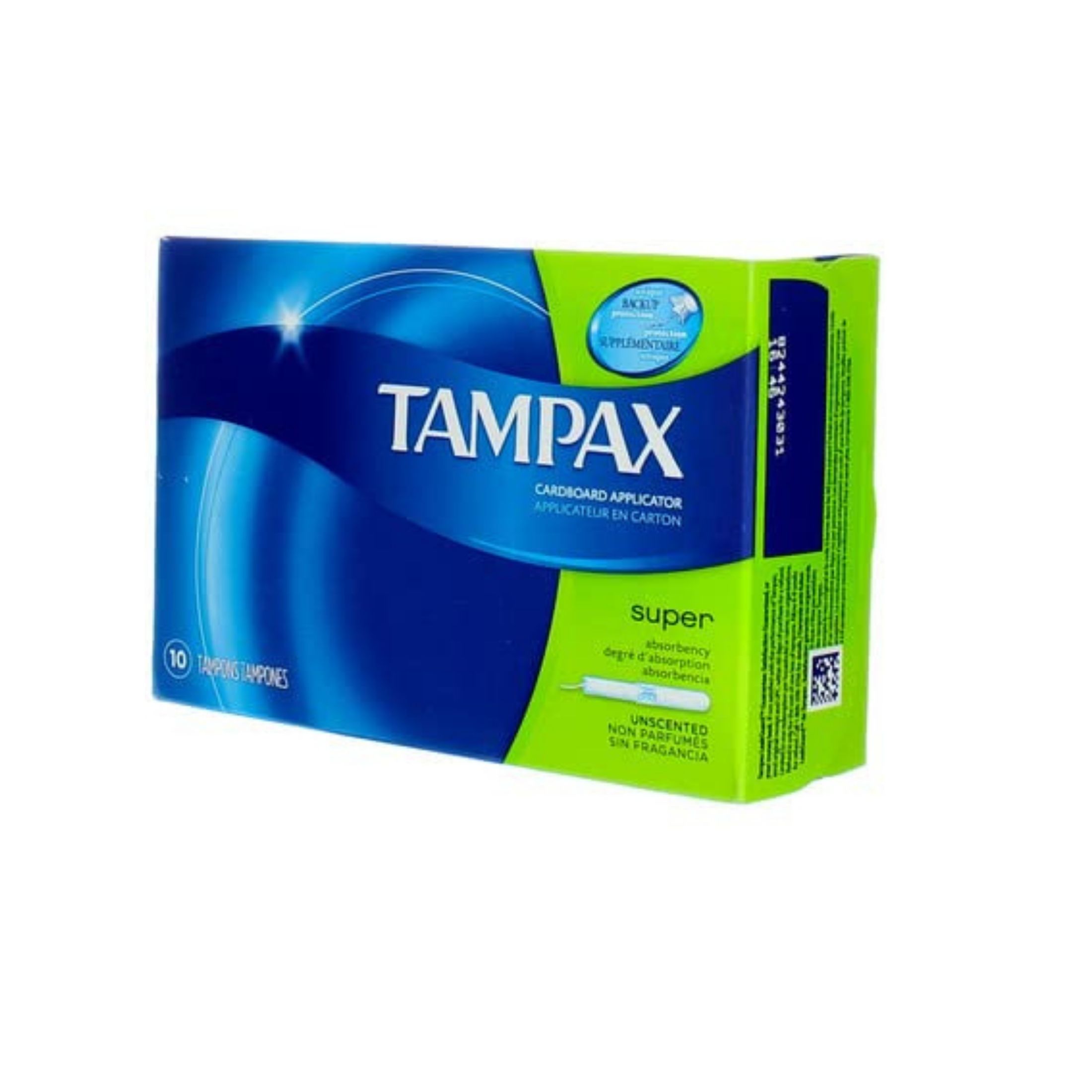 Tampax Cardboard Applicator Tampons Super Absorbency
