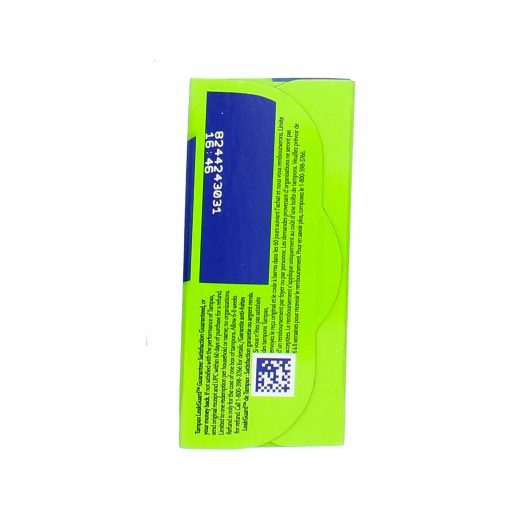 Tampax Cardboard Applicator Tampons Super Absorbency