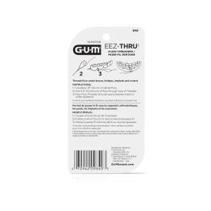 GUM SUNSTAR Eez-Thru Floss Threaders - 25ct