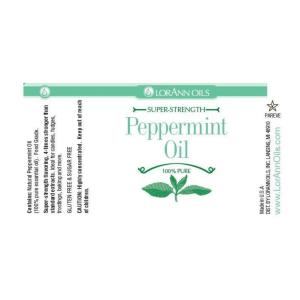 LorAnn Gourmet Natural Peppermint Oil 0.125 Oz