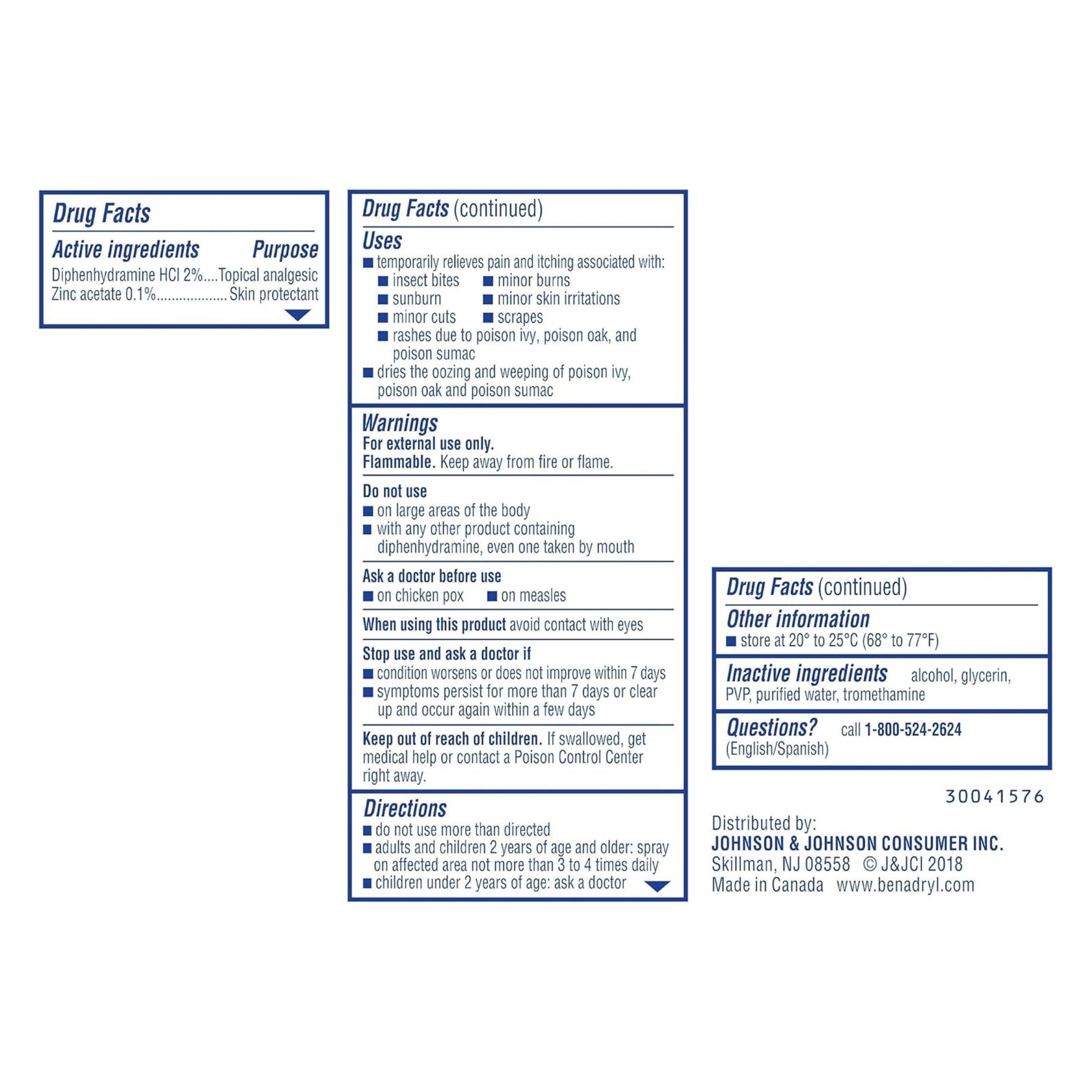 Benadryl Itch Cooling Spray, Extra Strength 2 Fl Oz