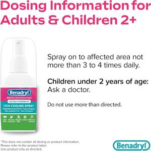 Benadryl Itch Cooling Spray, Extra Strength 2 Fl Oz