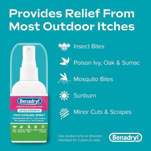 Benadryl Itch Cooling Spray, Extra Strength 2 Fl Oz
