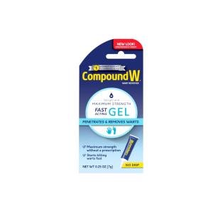 Compound W Gel Maximum Strength Fast Acting Wart Remover 0.25 Oz