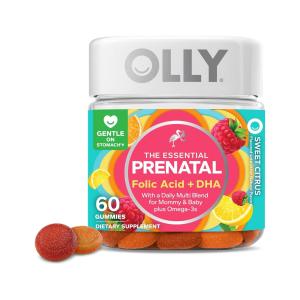Olly Essential Prenatal Multivitamin Gummies - Sweet Citrus