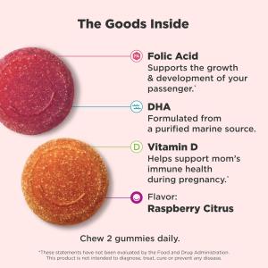 Olly Essential Prenatal Multivitamin Gummies - Sweet Citrus