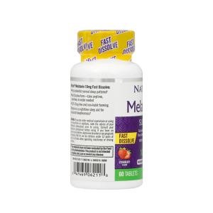 Natrol Maximum Strength Strawberry Flavor Melatonin Sleep Tablets Value Size, 10 Mg