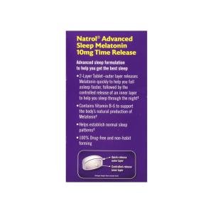 Natrol Advanced Sleep Melatonin — 10 Mg – 100 Tablets