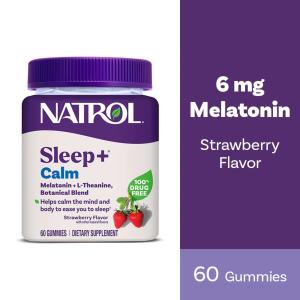 Natrol Sleep Calm Melatonin Gummies - Strawberry Flavor 60ct