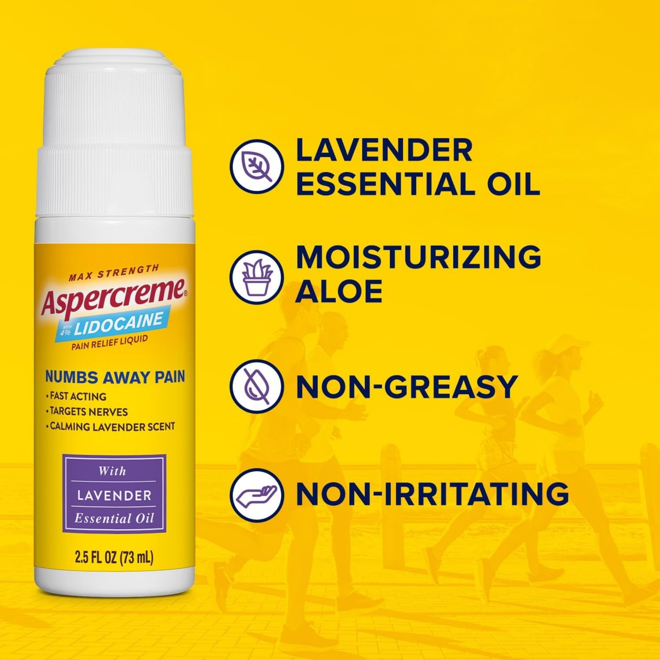 Aspercreme Lidocaine With Essential Oils Rosemary Mint