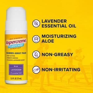 Aspercreme Lidocaine With Essential Oils Rosemary Mint