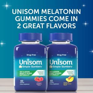 Unisom Simple Slumbers Gummies, Golden Honey Lemon