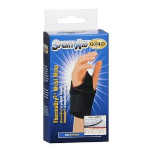 Scott Wrist Support Specialties Sport Aid Gold ThermaDry3 Wrap, Universal Size, Supports Braces