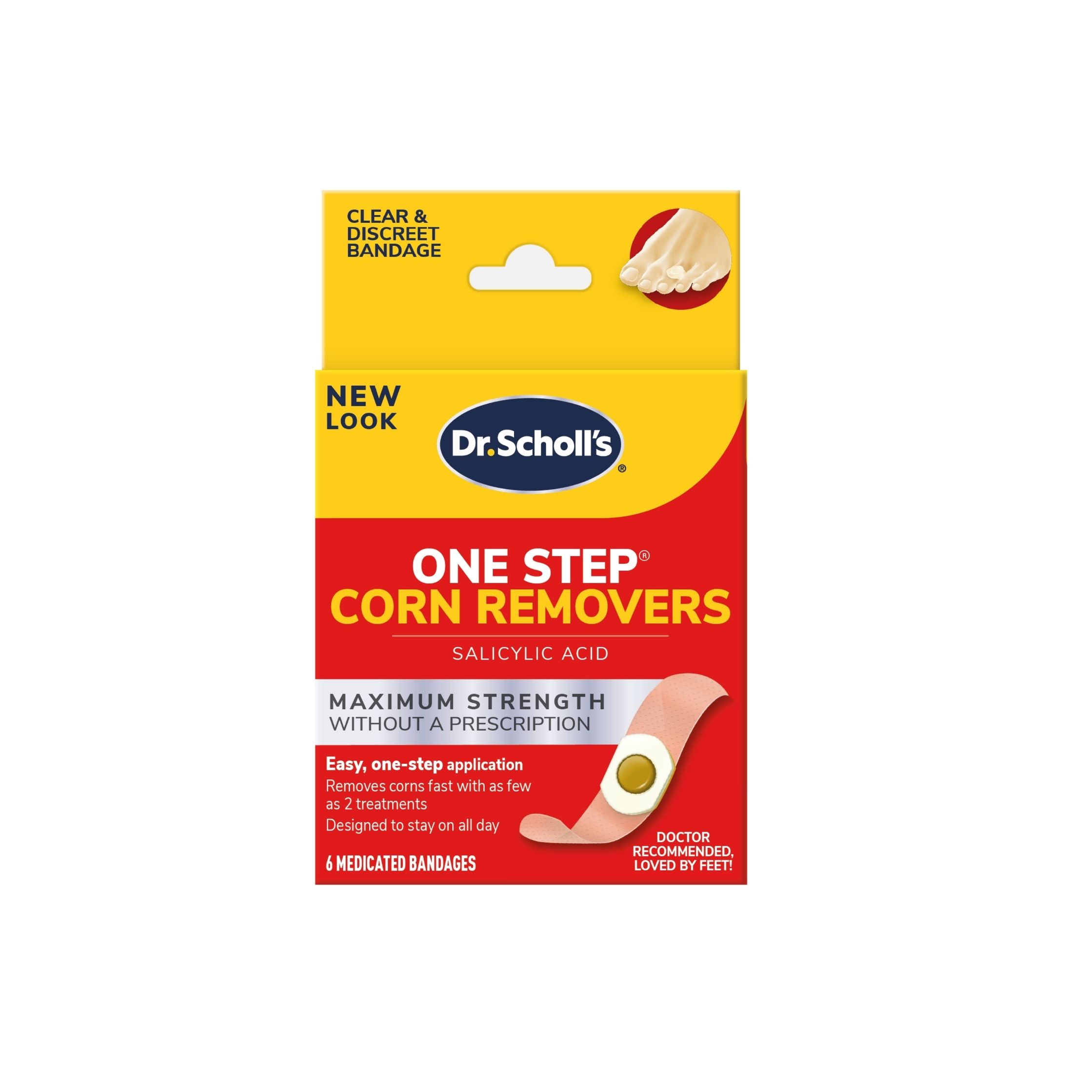 Dr. Scholl's Maximum Strength One Step Corn Removers 6 Bandages