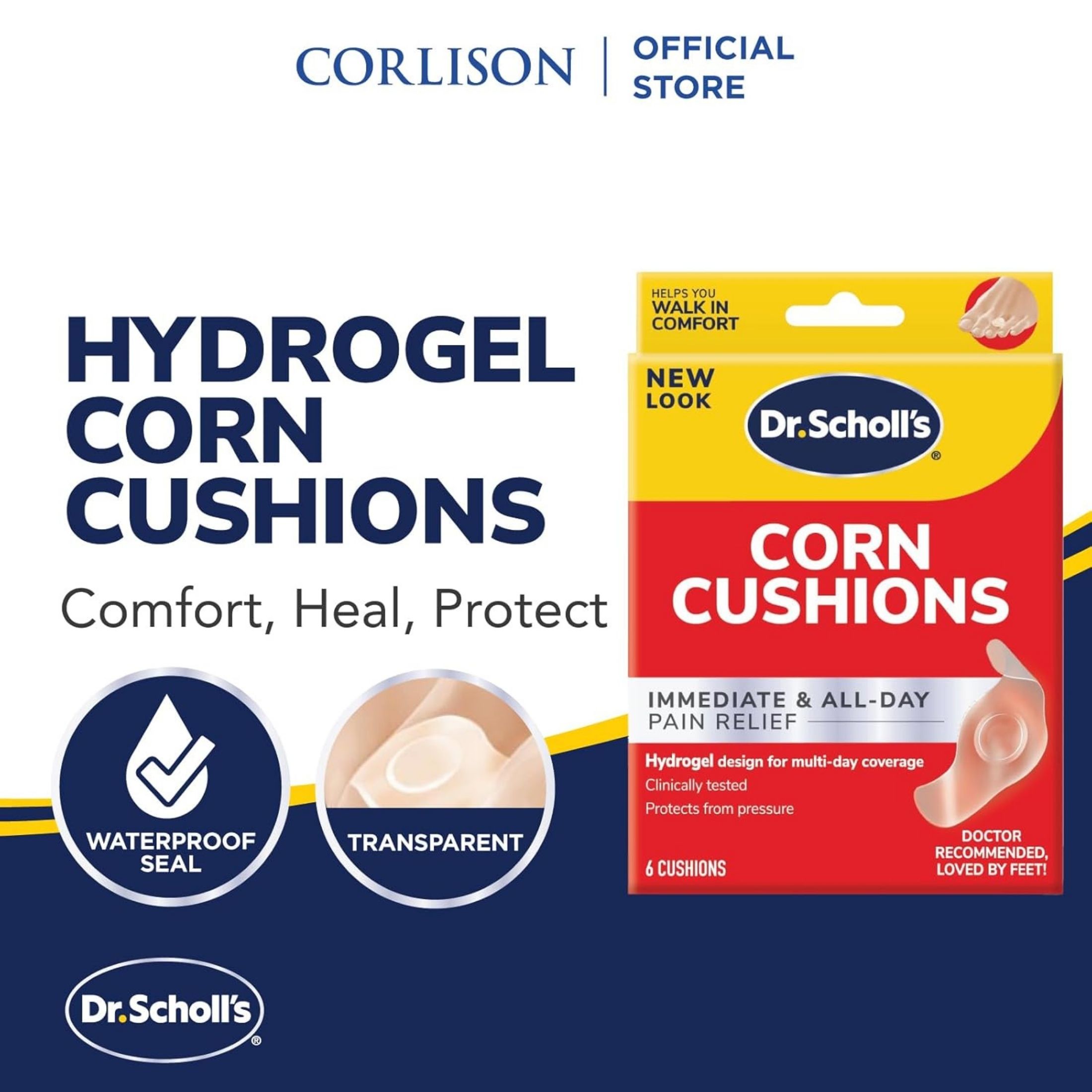 Dr. Scholl's Moleskin Padding Strips, 3 Strips