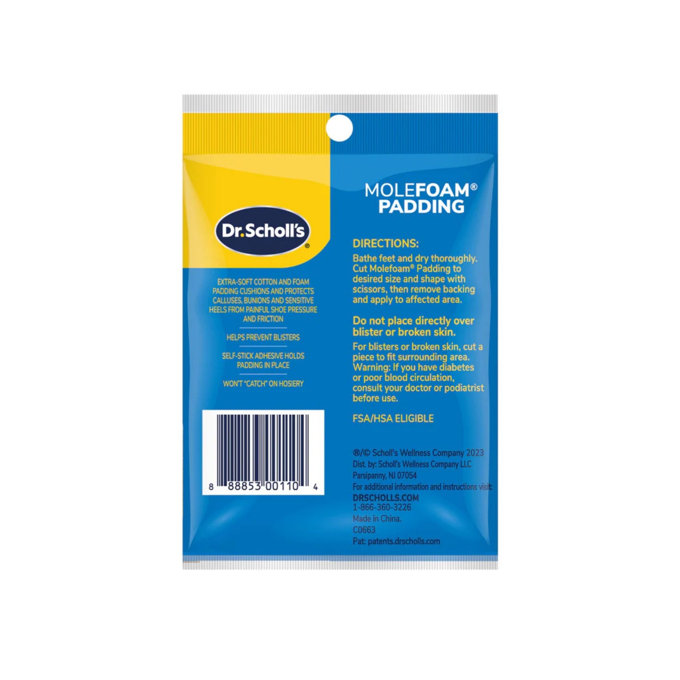 Dr. Scholl's Molefoam Padding Strips
