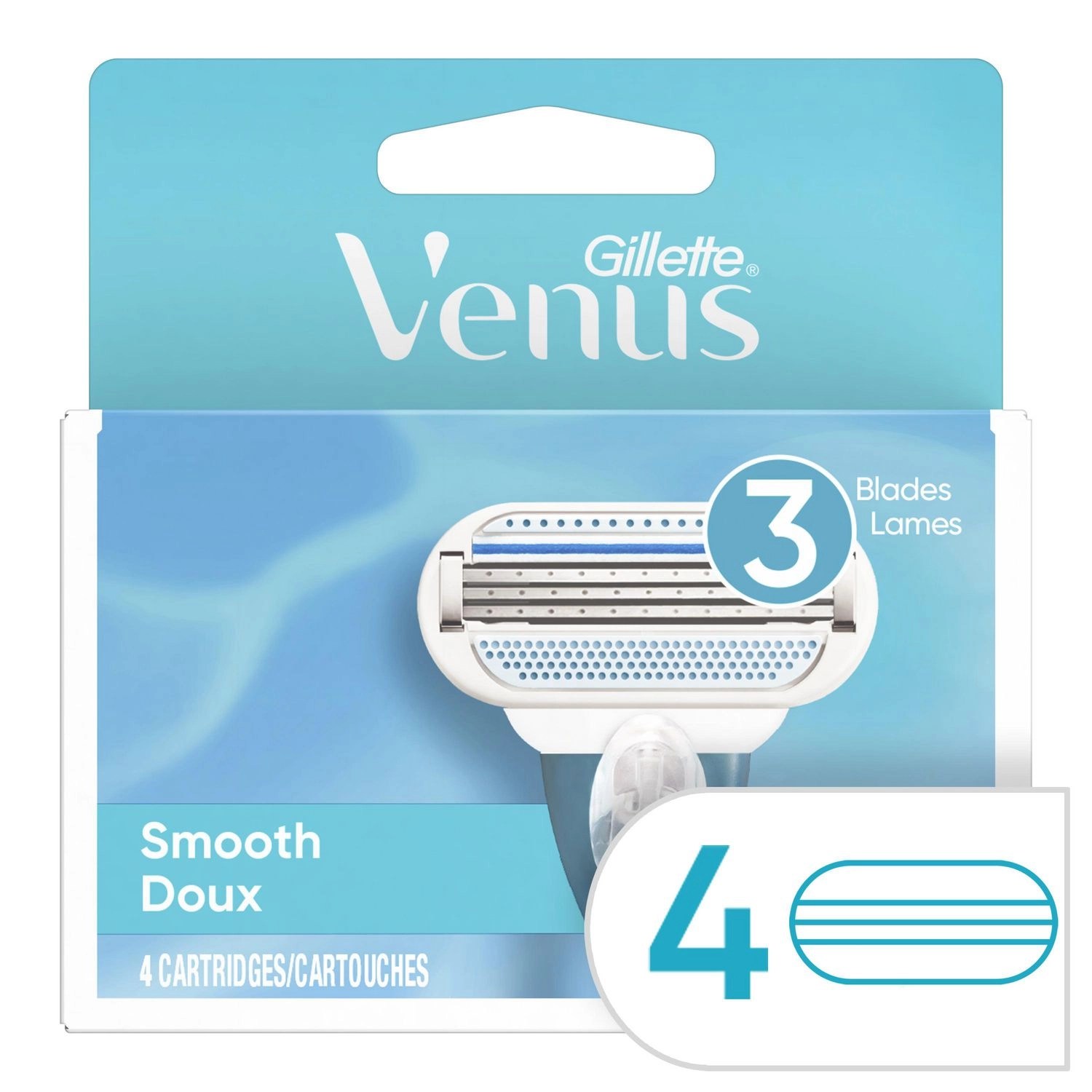 Procter & Gamble USA Gillette Venus Close Clean Women’s Razor Blades