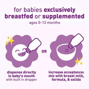 Enfamil Breastfed Infant Probiotics & Vitamin D Dual Probiotic – 0.3 Fl Oz