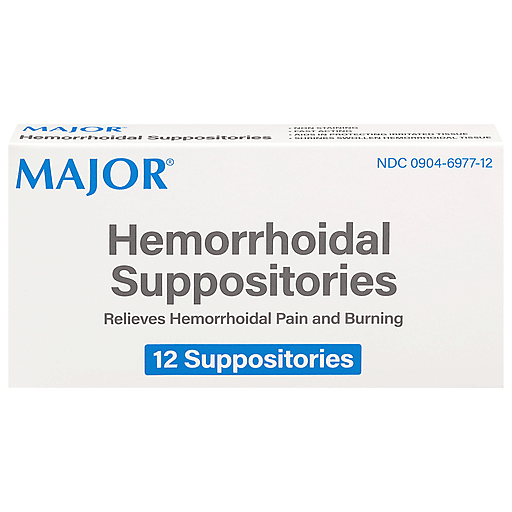 Major Hemorrhoidal Suppositories