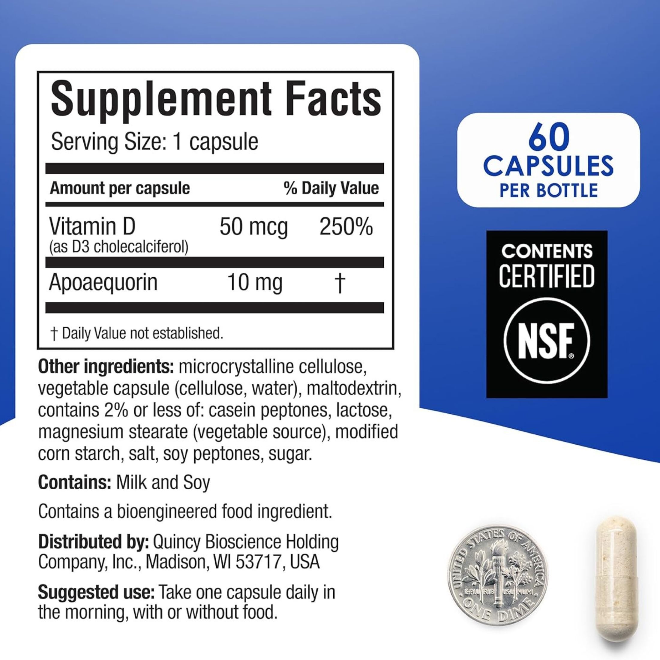 Prevagen Improves Memory, Regular Strength, Capsules