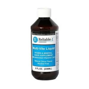 Reliable-1 Laboratories Multi Vite Liquid Natural Citrus Flavor - 8 Oz