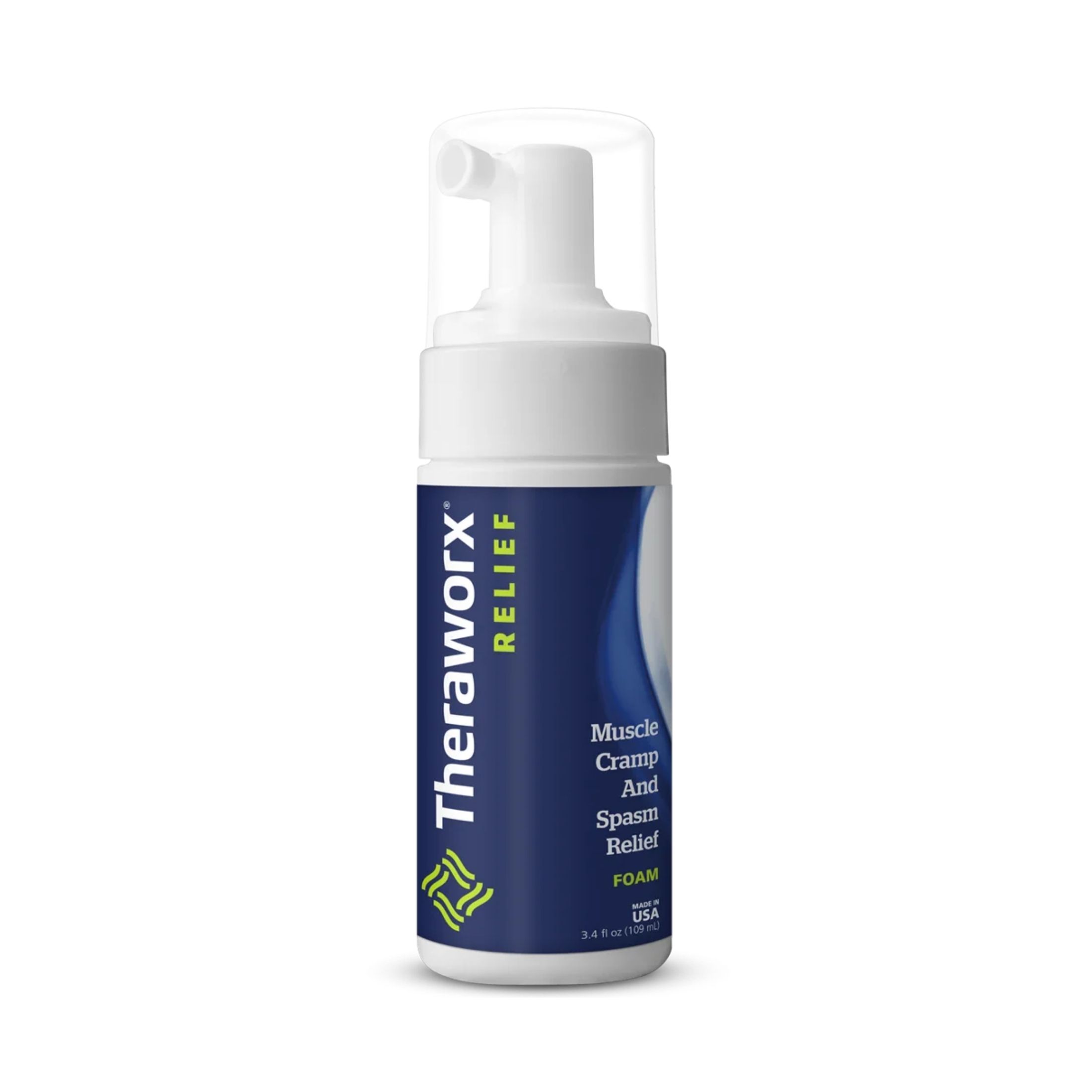 Theraworx Relief Foam For Muscle Cramps & Spasms - 3.4 Oz