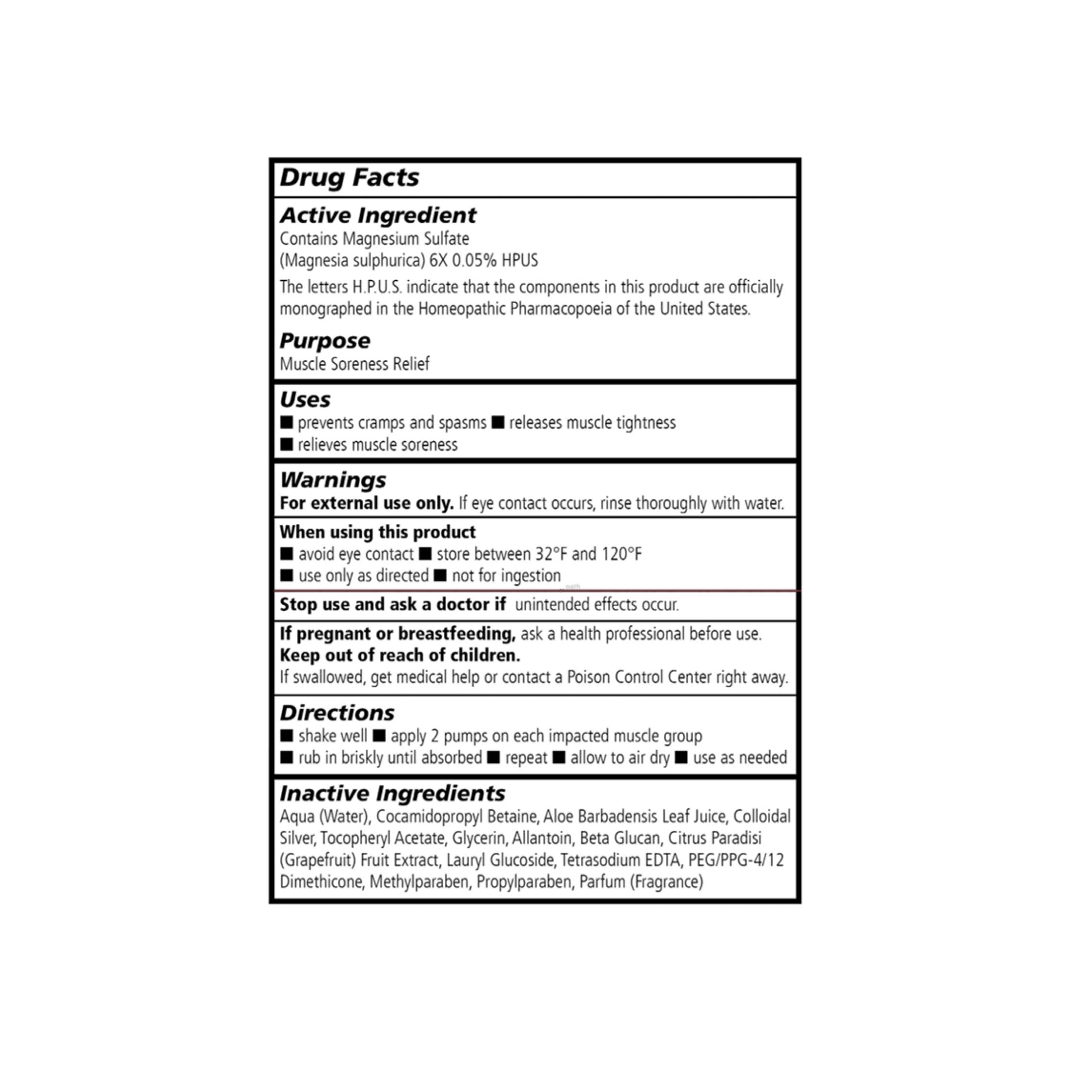 Theraworx Relief Foam For Muscle Cramps & Spasms - 3.4 Oz