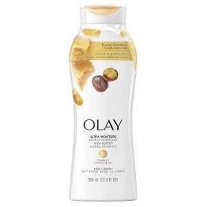 Olay Ultra Moisture Body Wash With Shea Butter, 12.3 Fl Oz