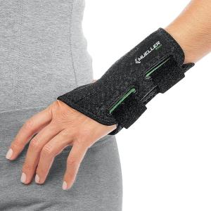 Mueller Green Fitted Wrist Brace, Right, One Size Fits Most