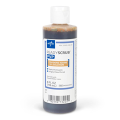 Medline Solution, Scrub, Povidone, Iodine, 4 Oz Bottle