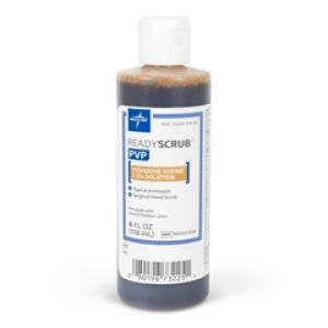 Medline Solution, Scrub, Povidone, Iodine, 4 Oz Bottle