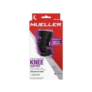Mueller Hybrid Wraparound Knee Support, One Size Fits Most