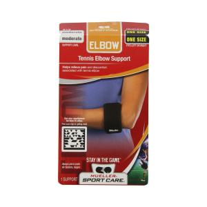 Mueller Sport Care Tennis Elbow Support Black One Size