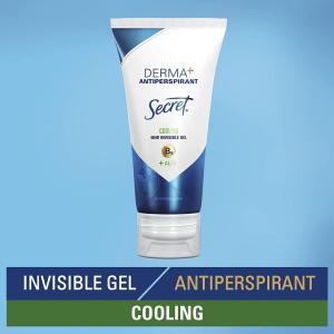 Secret Antiperspirant, Cooling, 48 Hr, Invisible Gel 2.5 Oz