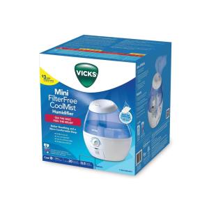 Vicks Humidifier, Cool Mist, FilterFree, Mini, Small Room Size