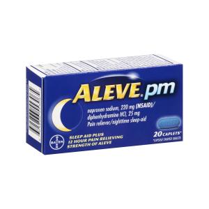 Aleve Pain Reliever/Nighttime Sleep Aid, Pm, Caplets