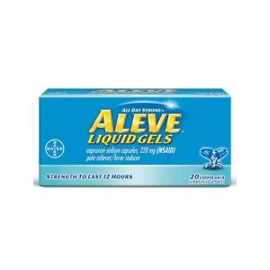 Aleve All Day Strong Liquid Gels 220 Mg Pain Reliever/Fever Reducer Capsules