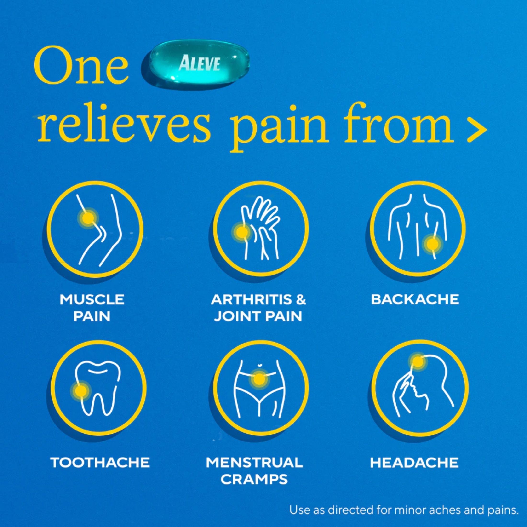 Aleve Pain Reliever/Fever Reducer, 220 Mg, Liquid Gels, Capsules