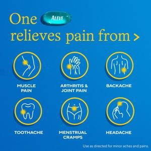 Aleve Pain Reliever/Fever Reducer, 220 Mg, Liquid Gels, Capsules