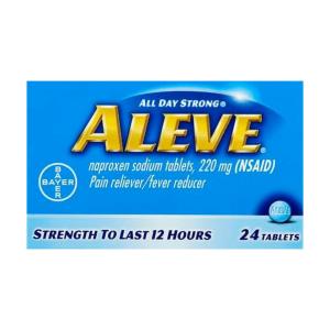 Aleve Pain Reliever/Fever Reducer, 220 Mg, Tablets