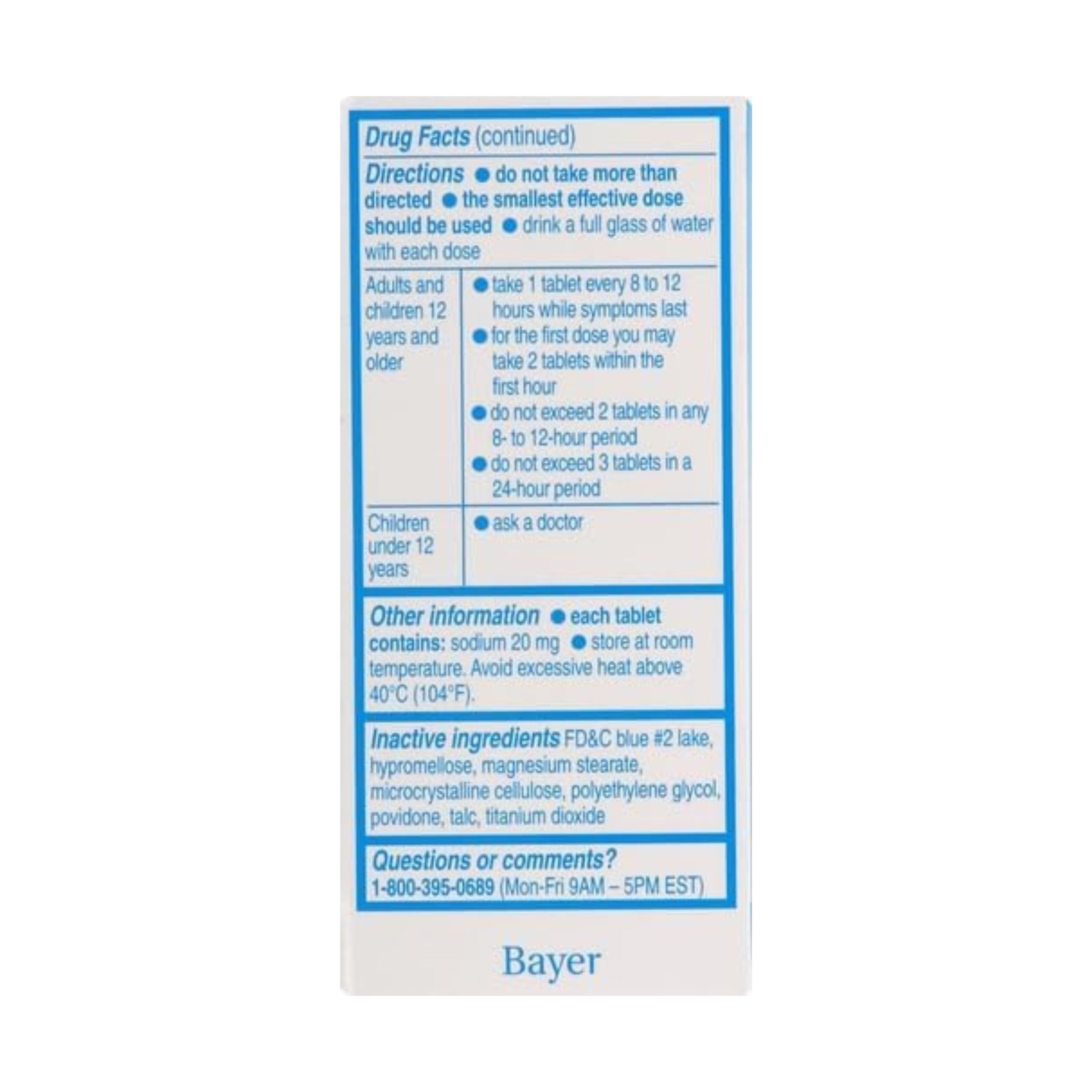 Aleve Pain Reliever/Fever Reducer, 220 Mg, Tablets