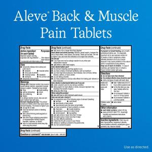 Aleve All Day Strong 220 Mg Back & Muscle Pain Tablets 24 Ea Box