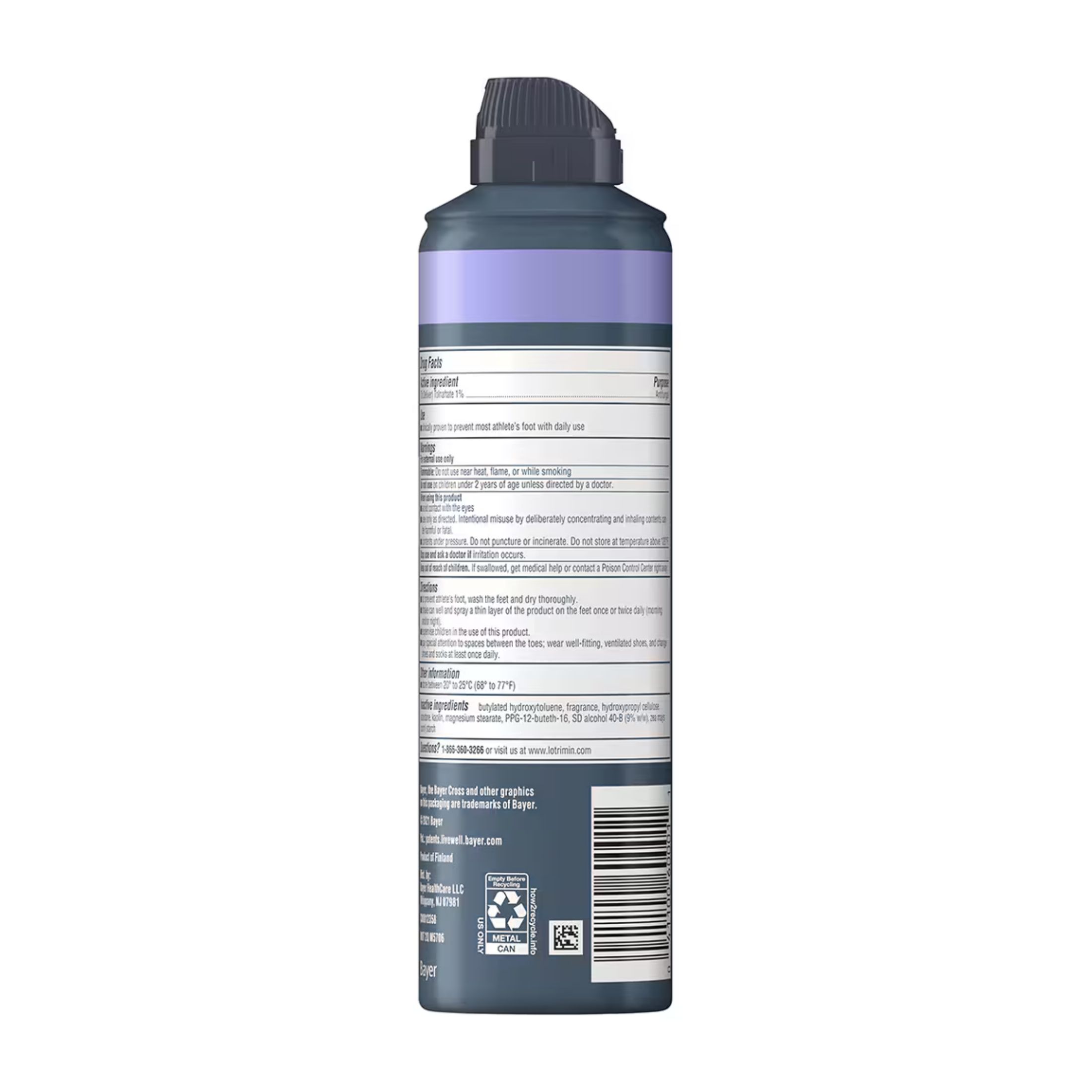 Lotrimin Athlete's Foot Daily Prevention Deodorant Powder Spray