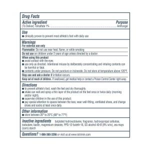 Lotrimin Athlete's Foot Daily Prevention Deodorant Powder Spray