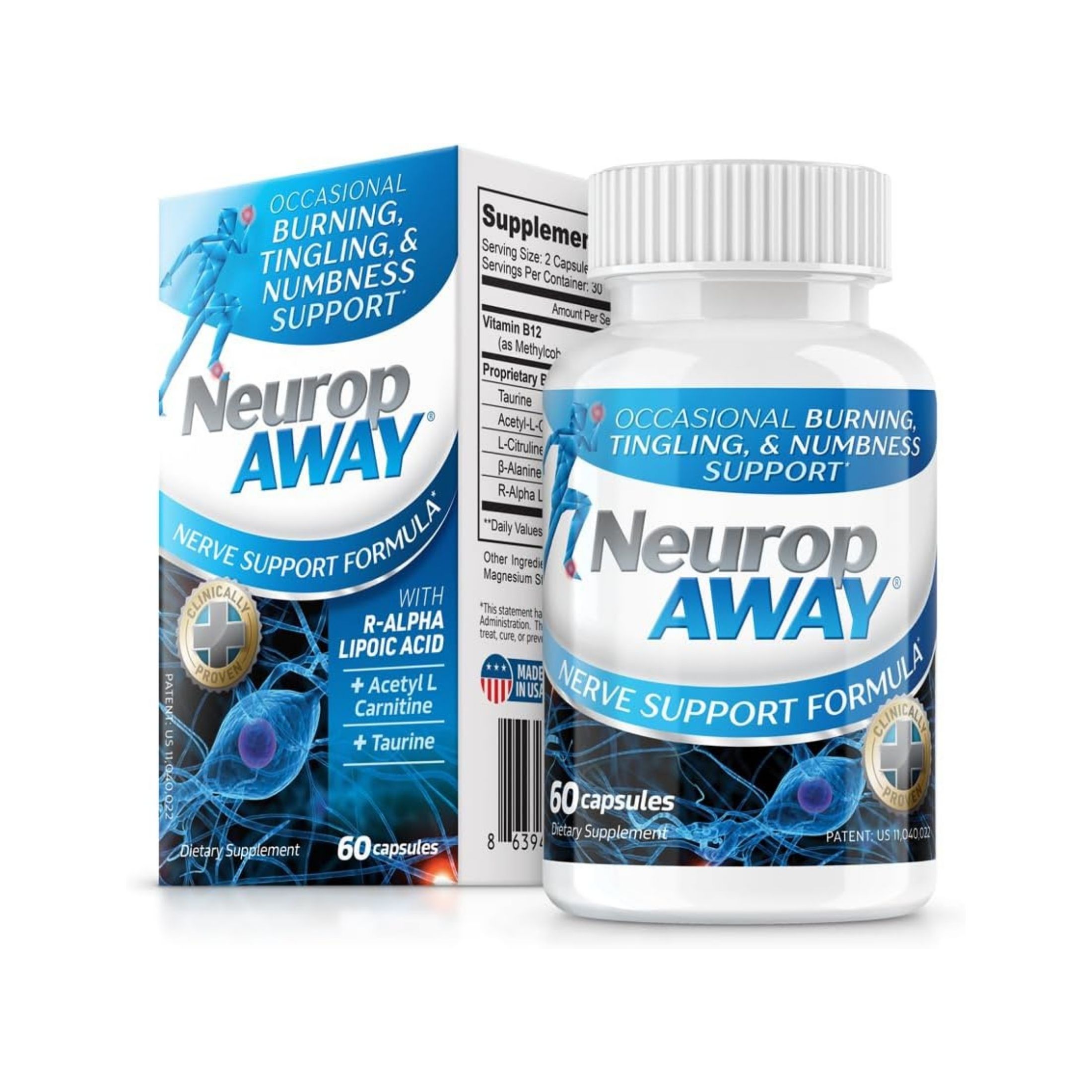 NeuropAWAY Nerve Support Formula Pain Relief